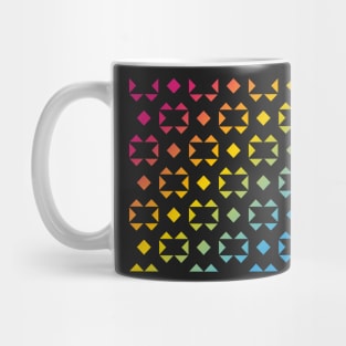 Rainbow Triangle Pattern v2 Mug